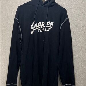 Snap-On Black Hoodie